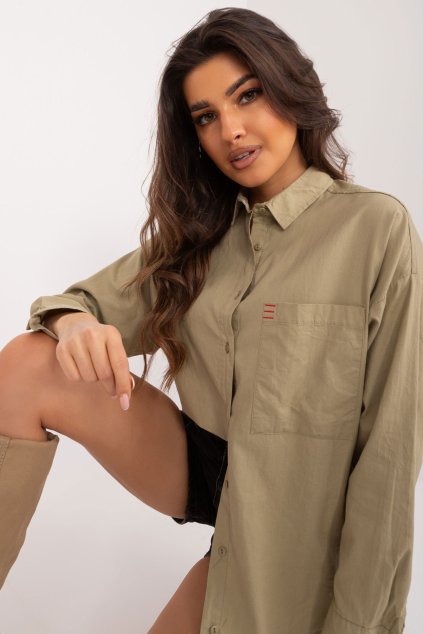 Košile BP-KS-1026-1.19 khaki