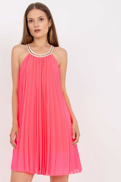 Letní šaty Carmene fluo růžová