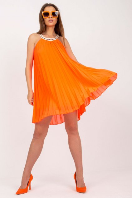 Letní šaty Carmene fluo oranžová