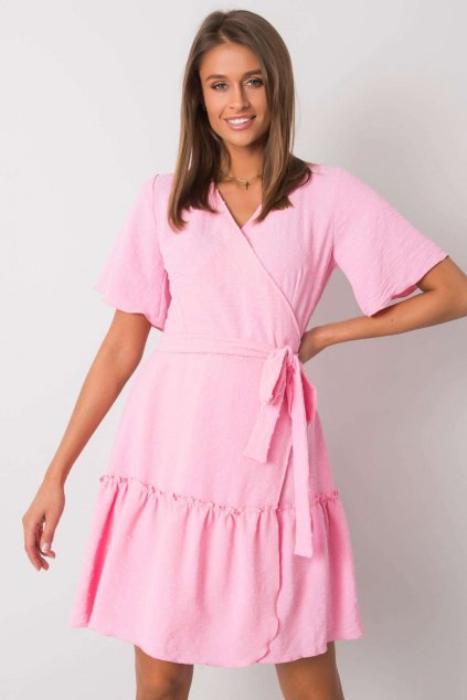 Bavlněné šaty Dalma růžové