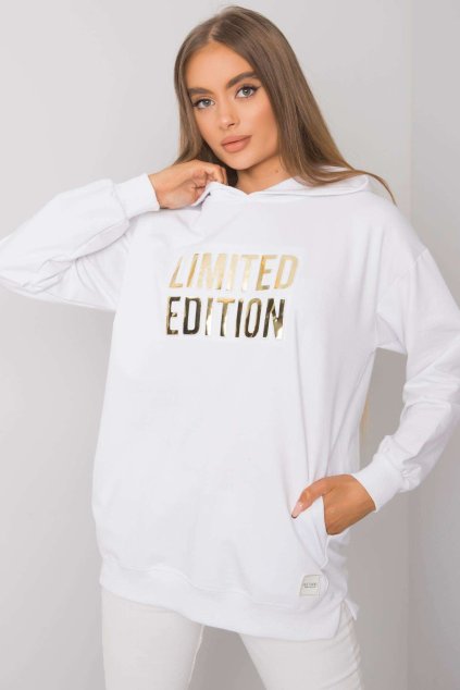 Mikina s kapucí Limited Edition bílá (Velikost S/M)