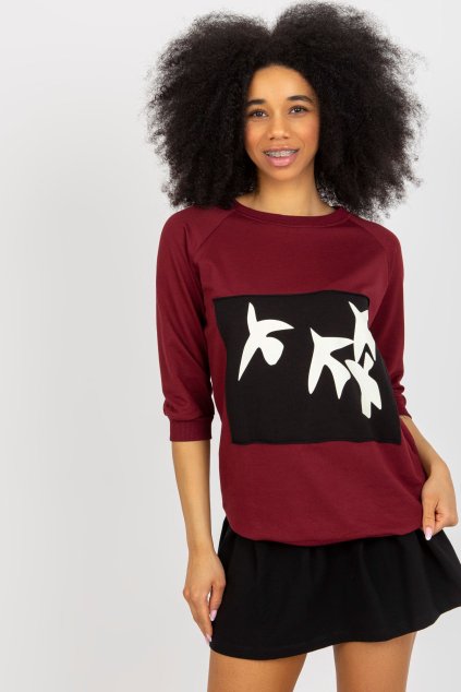 Sada Brooklyn Bliss vínovo černá (Velikost S/M)