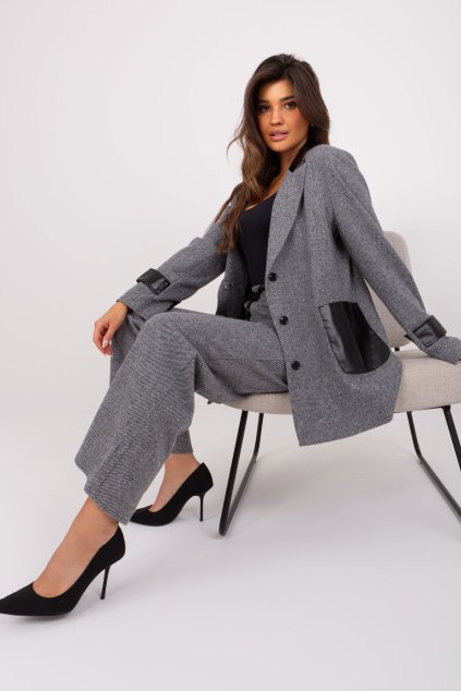 Dámské sako Luxe šedé (Velikost S/M)