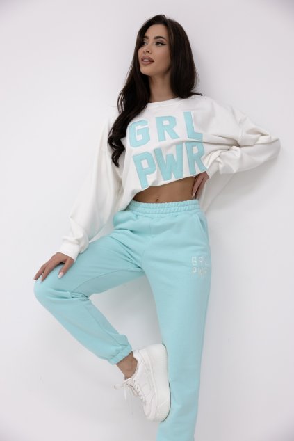 Tepláková souprava GRL PWR mint (2)