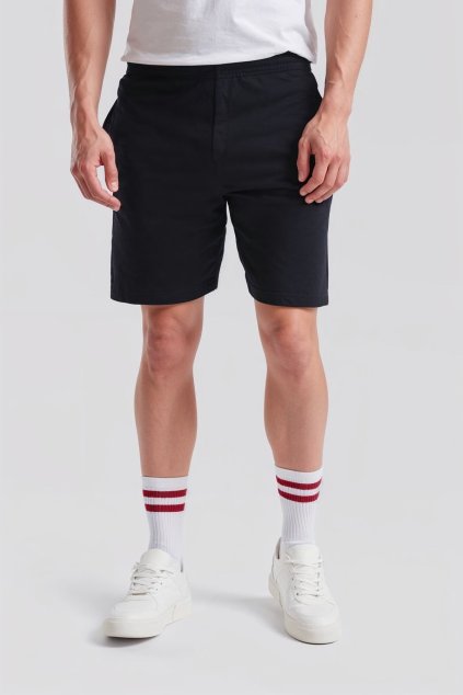 Teplákové kraťasy Lightweight (Barva Černá, Velikost S)