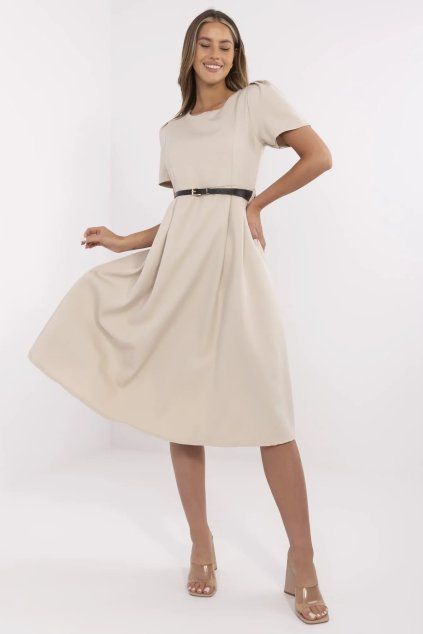 Šaty Whisper béžové (Velikost UNI)
