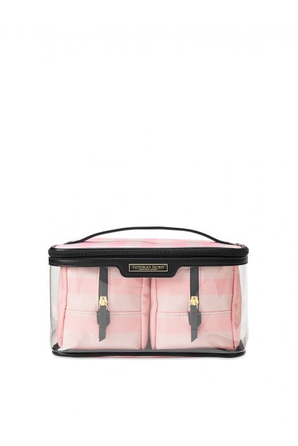 Kosmetický kufřík Victoria's Secret Getaway Glam Bag Signature Stripe