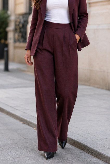 kalhoty bordo 2 result