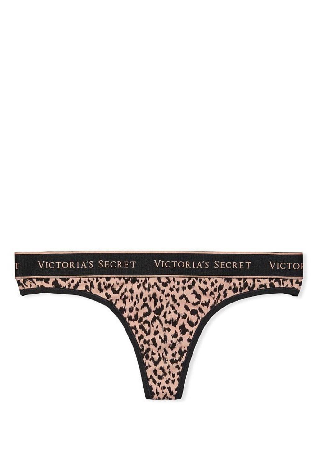 Victoria's Secret Tanga Victoria Secret Cotton Logo camo leopard Velikost: L