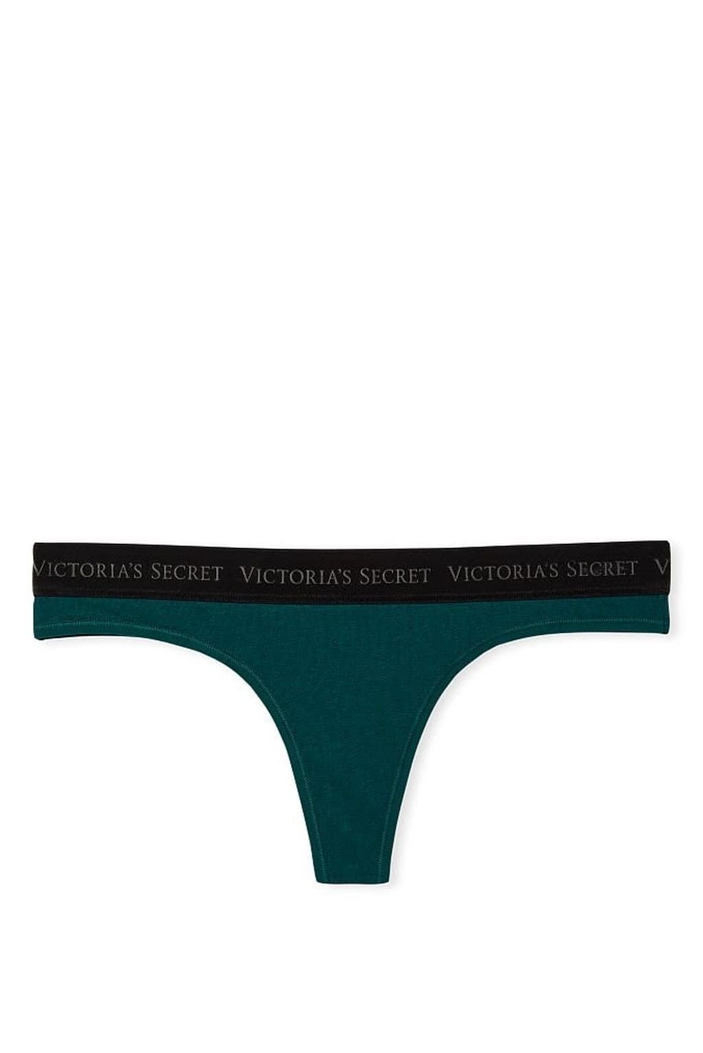 Tanga Victoria's Secret Cotton Velvet deepest green Velikost: L