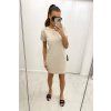 Šaty Cassie béžové