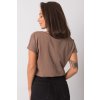 Dámské tričko s výstřihem Ariel mocca