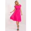 Plisované šaty Denny fuchsiové