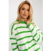 Dámský svetr bílo-zelený (Velikost UNI)