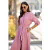 Mušelínové šaty Francesca dusty pink