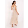 Šaty Thira béžové (Velikost S)