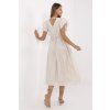 Midi Šaty Selis světle béžové (Velikost UNI)