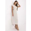 Midi Šaty Selis světle béžové (Velikost UNI)