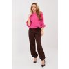 Svetřík s 3/4 rukávy tmavě růžový (Velikost UNI)
