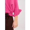 Svetřík s 3/4 rukávy tmavě růžový (Velikost UNI)