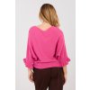 Svetřík s 3/4 rukávy tmavě růžový (Velikost UNI)