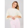 Svetřík s 3/4 rukávy ecru (Velikost UNI)