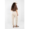 Manžestrové kalhoty Loor béžové (Velikost UNI)