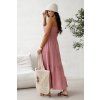 Mušelínové šaty Rosie dusty pink