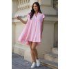 Mušelínové šaty Maude candy pink