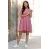 Mušelínové šaty Maude dusty pink