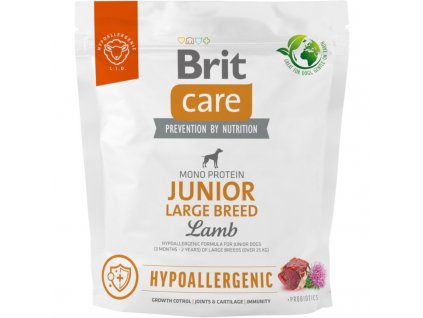 Brit Care Dog Hypoallergenic Junior Large Breed Lamb 1 kg