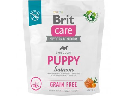 Brit Care Dog Grain free Puppy Salmon 1 kg