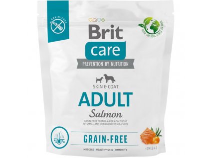 Brit Care Dog Grain free Adult Salmon 1 kg