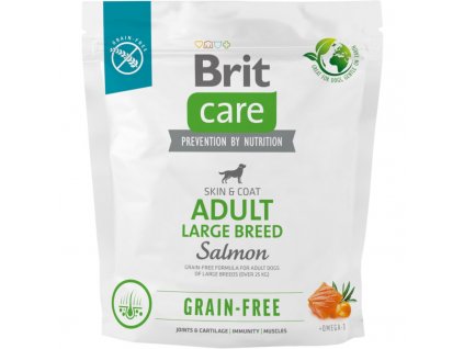 Brit Care Dog Grain free Adult Large Breed Salmon 1 kg