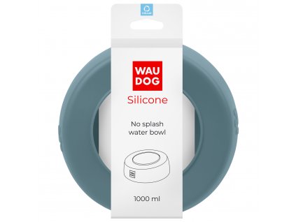 WAUDOG Silicone No Splash miska 1 l šedá