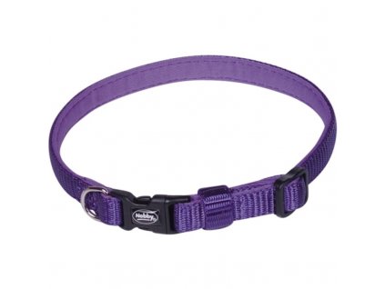 Nobby obojek s neoprenem 1 x 20 35 cm fialový