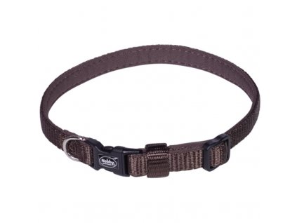 Nobby obojek s neoprenem 1 x 20 35 cm hnědý