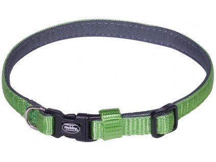 Obojek nylon puppy rozliš 1x20-35cm Nobby zelený