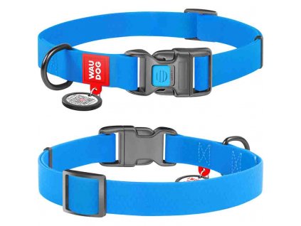 WAUDOG Waterproof obojek 2,5 × 34–49 cm modrý