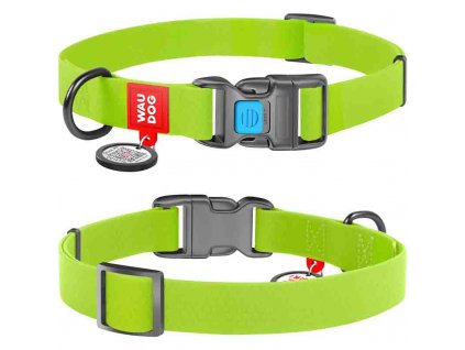WAUDOG Waterproof obojek 2,5 × 34–49 cm zelený