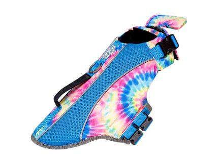 Canada Pooch plovací vesta Wave Rider XXL tie dye