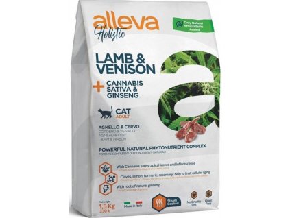 ALLEVA HOLISTIC Cat Dry Adult Lamb&Venison 5kg