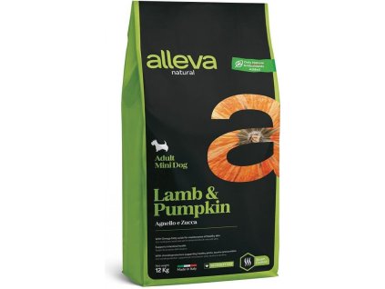 ALLEVA NATURAL Dog Dry Adult Lamb&Pumpkin Mini 12kg