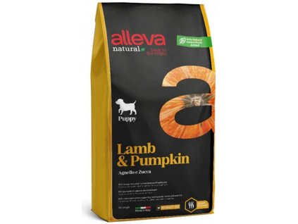 ALLEVA NATURAL Dog Dry Puppy Lamb&Pumpkin All Breeds 12kg