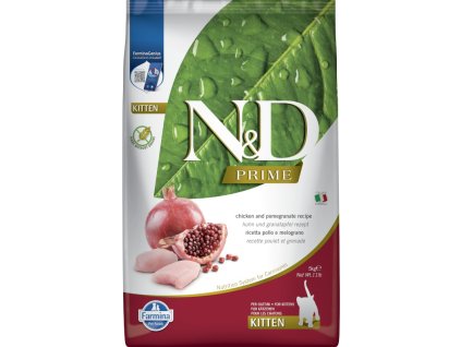 N&D Prime Cat Chicken & Pomegranate Kitten 5 kg