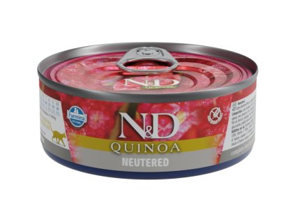 N&D Quinoa Cat Pork Neutered 80 g