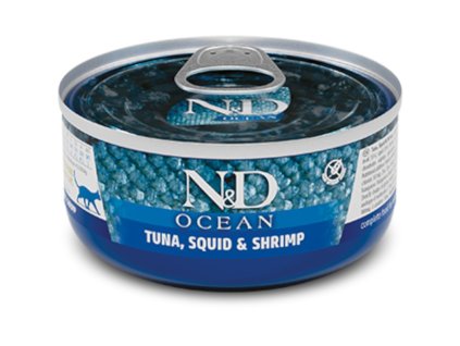 N&D Ocean Cat Tuna, Squid & Shrimp 70 g