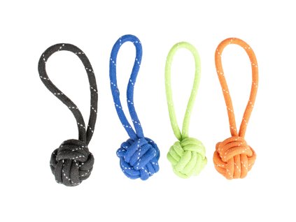 Duvo+ míč s držadlem bavlna mix