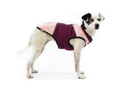 Obleček svetr Tulák Frankie vínový 24cm