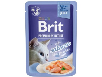 Brit Premium by Nature Delicate Fillets in Jelly with Salmon 85 g
